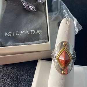 Silpada Warm Hues Ring #R3482, size 8.